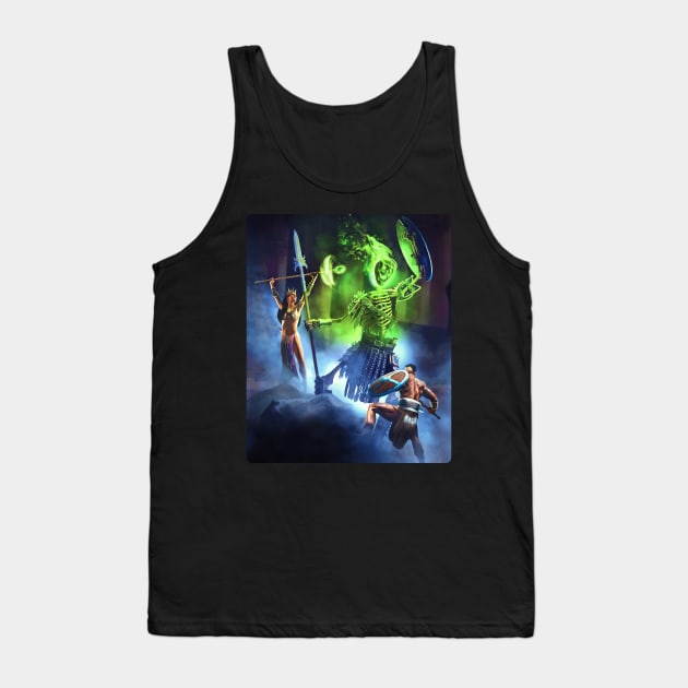 Necromancing the Stone Tank Top by Plasmafire Graphics